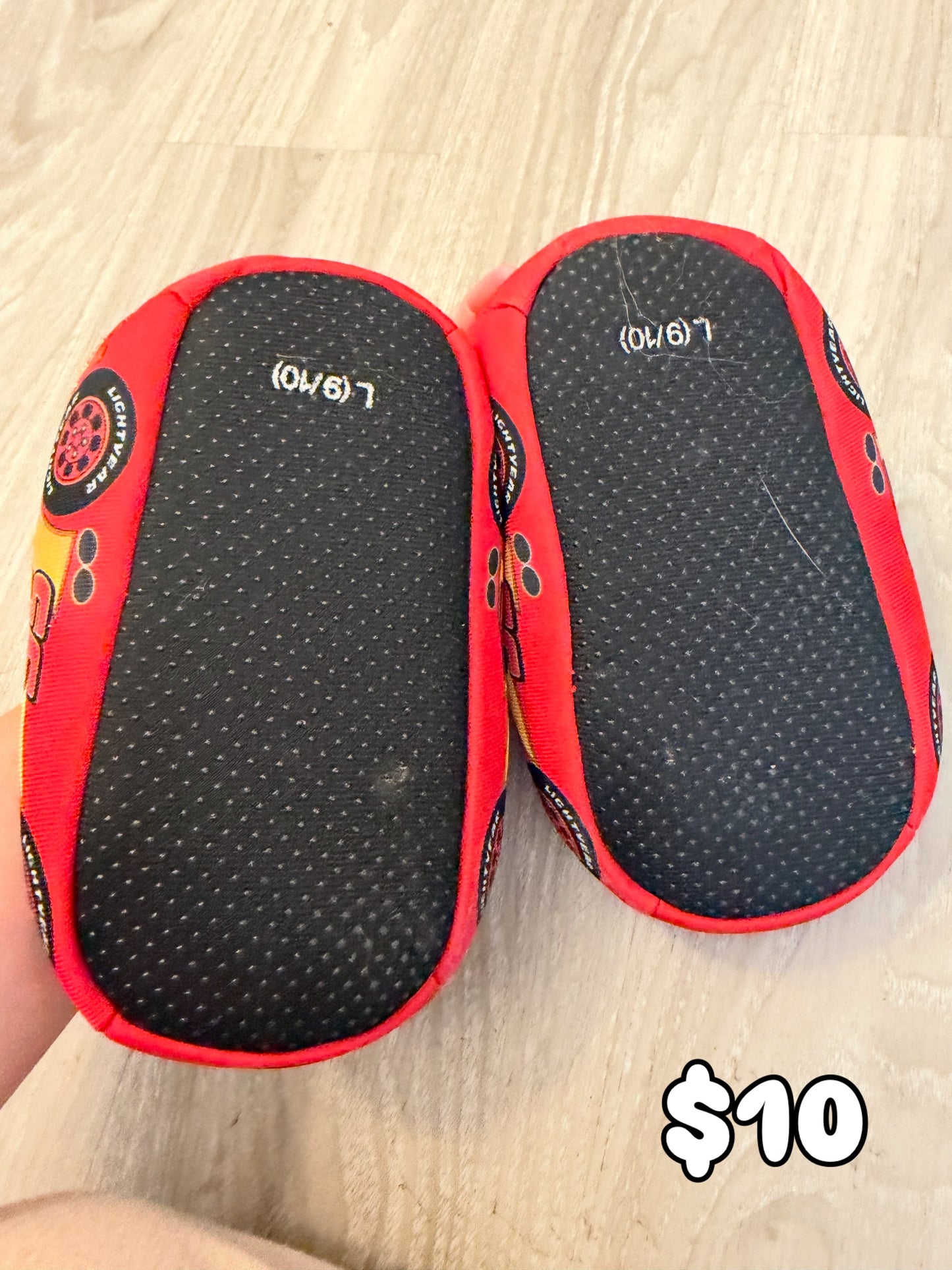 Light Up Lightning Slippers - Slightly Used