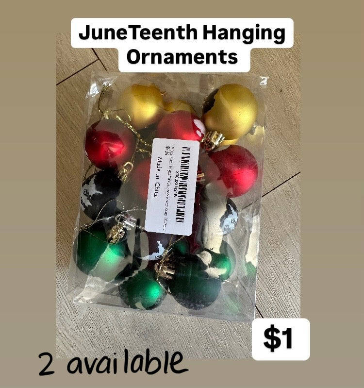 JuneTeenth Hanging Ornaments