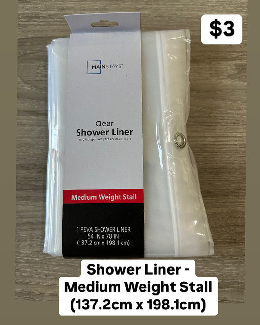 Shower Liner - Medium Weight Stall (137.2cm x 198.1cm)