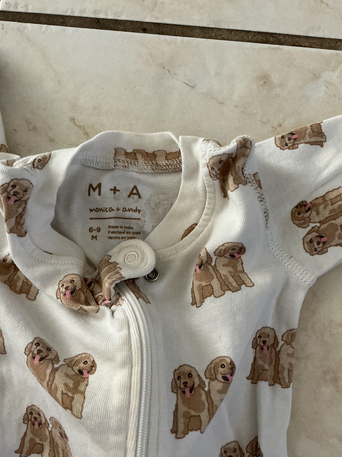 Baby Clothes - Dog Pj's 6-9 Months (Used)