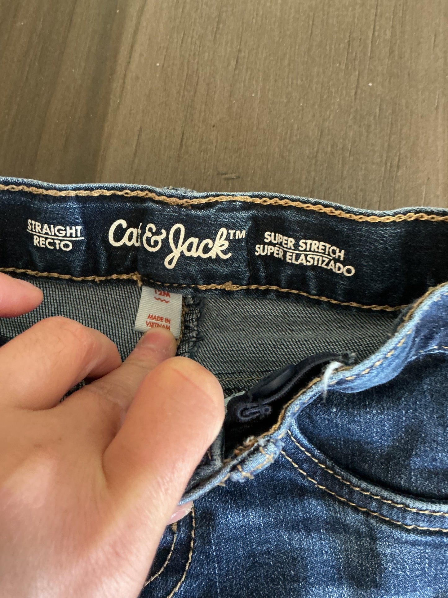 Baby Clothes - Denim Pants 12months (USED)
