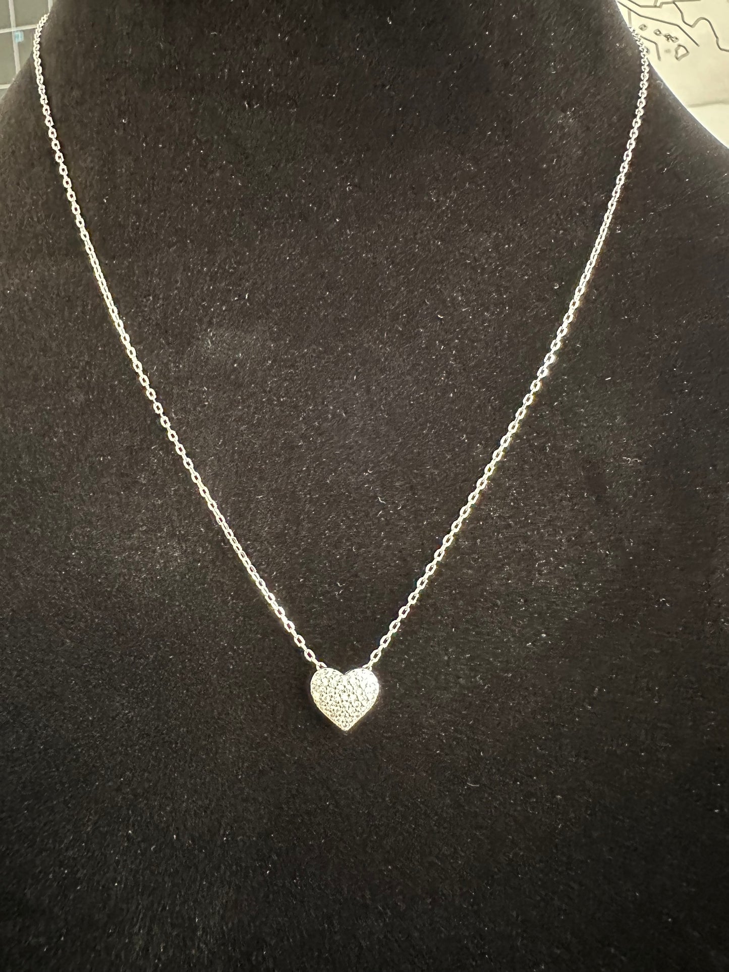 Vintage Heart Pendant (Silver)