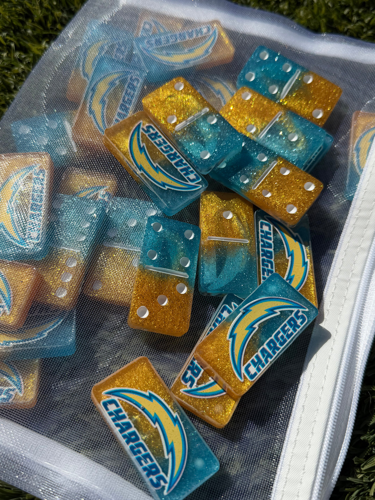 Chargers Dominos Set