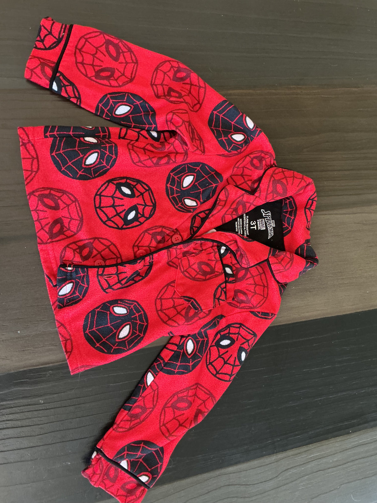 Little Boy - Spiderman Pajama Top 3T
