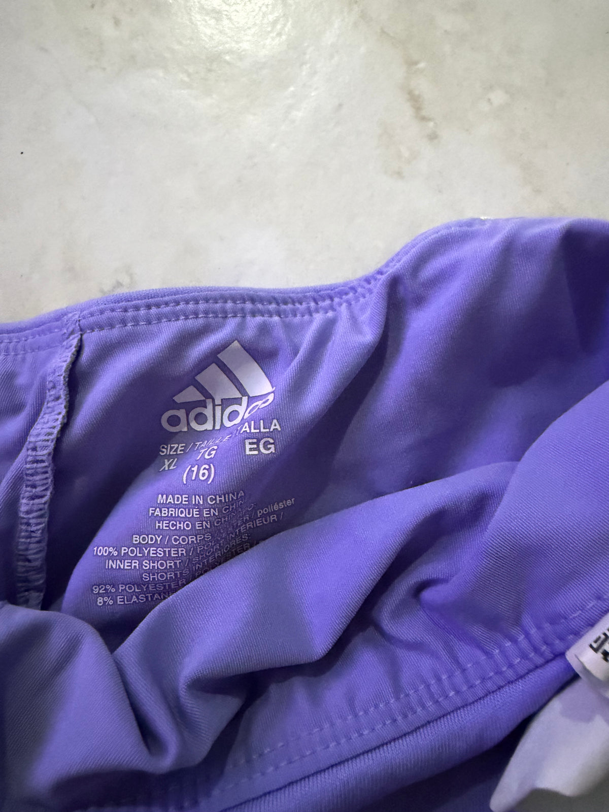 Girls - Adidas XL Size 16 Skirt (Used)
