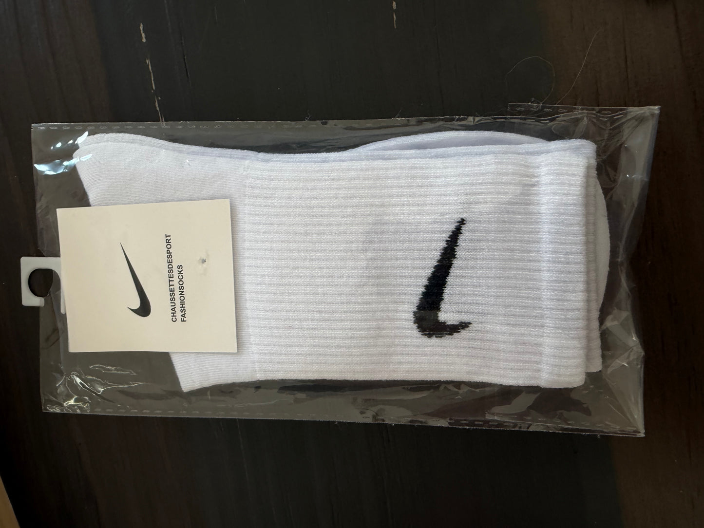 White Nike Socks