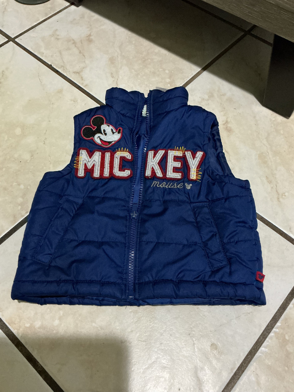 Mickey Mouse Vest - 12 months (Used)