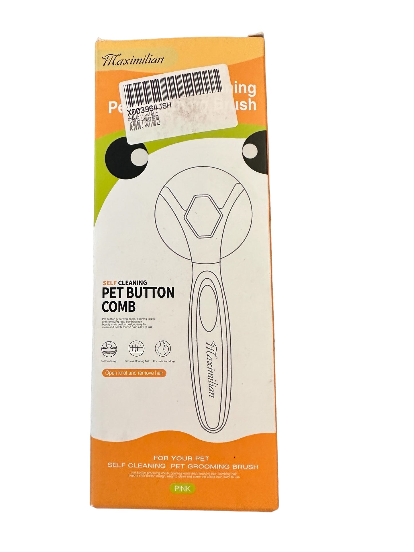 Pet Grooming Button Comb