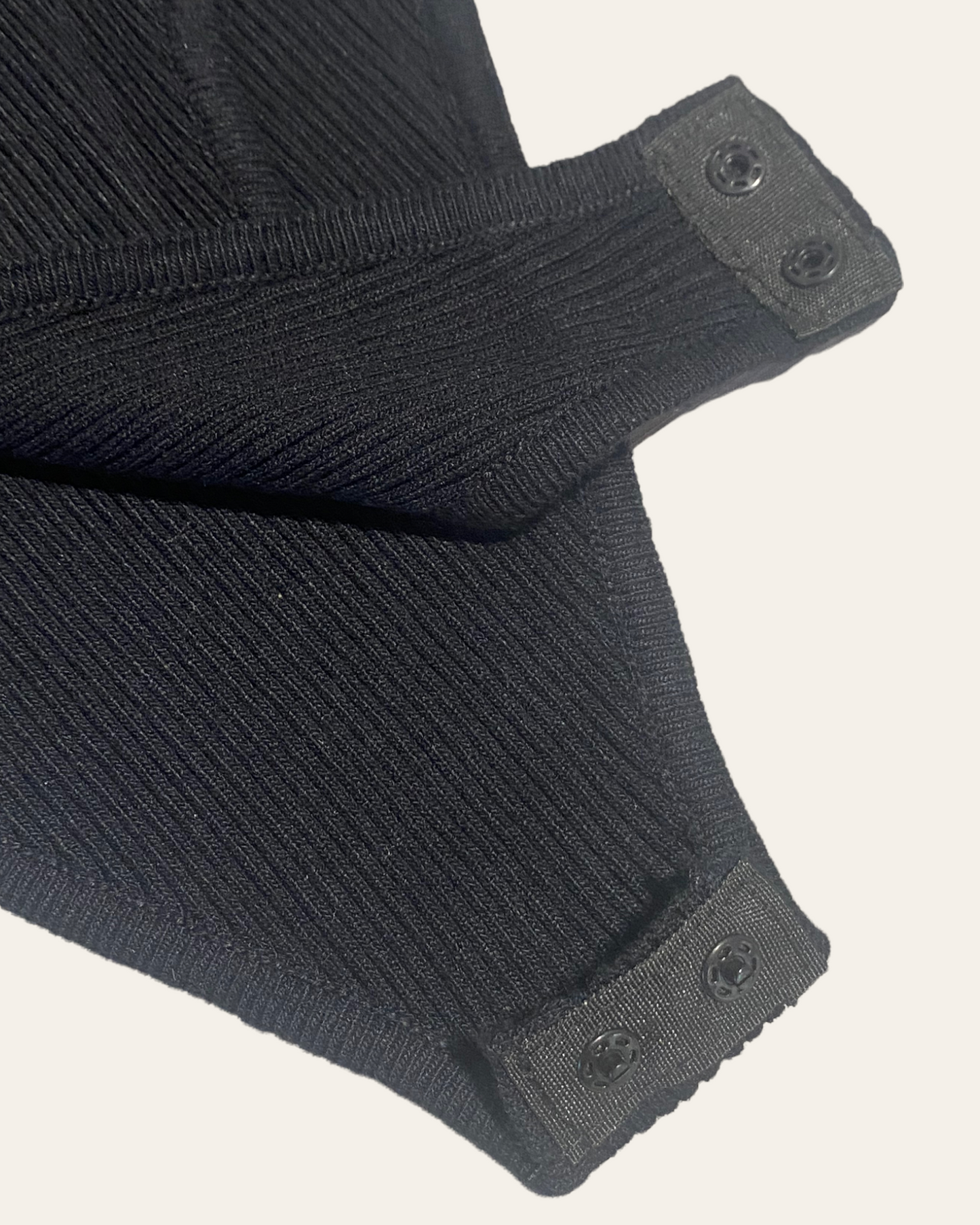 Squared Neck Bodysuit (Black)