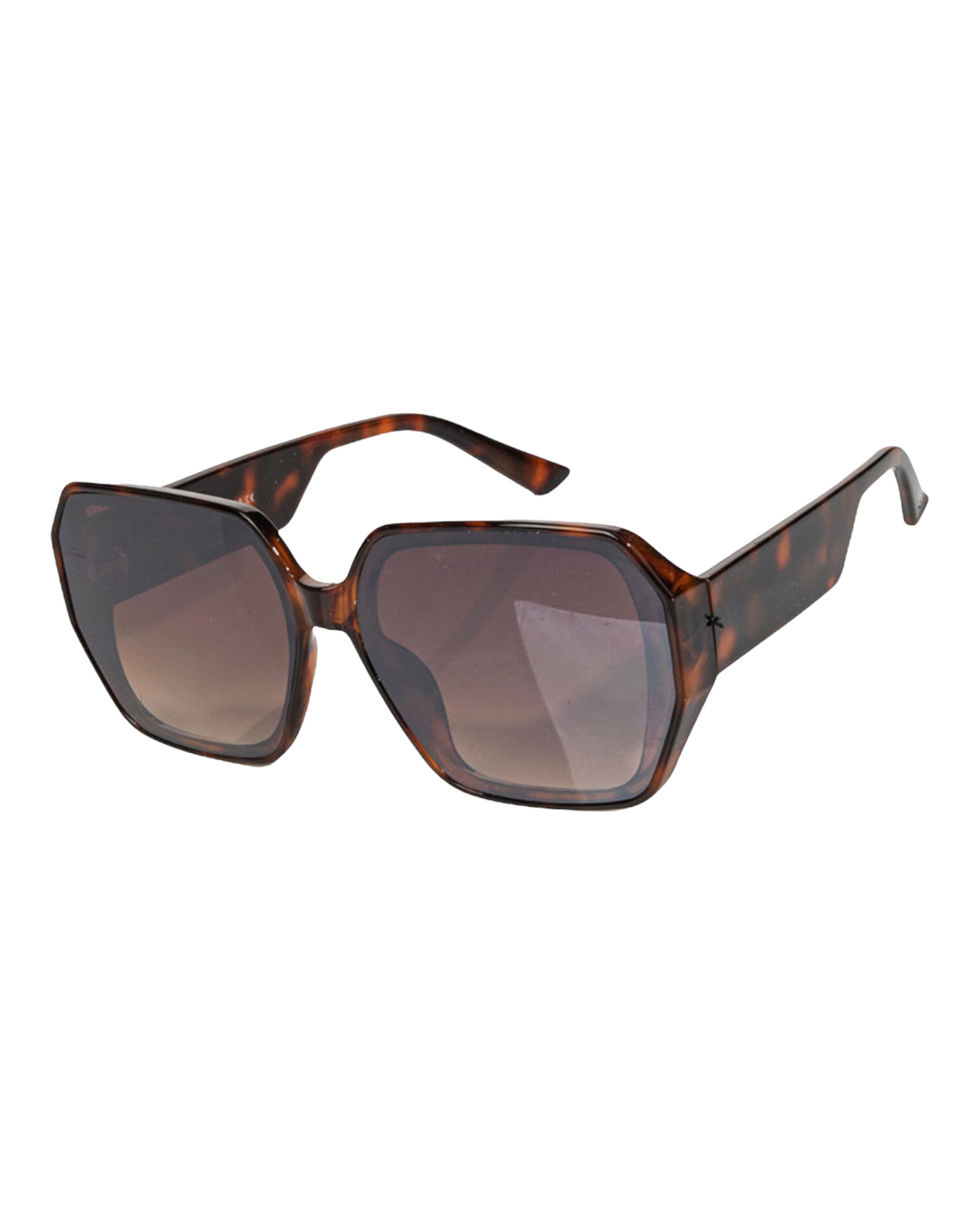 Oversized Fame Sunglasses (Brown)