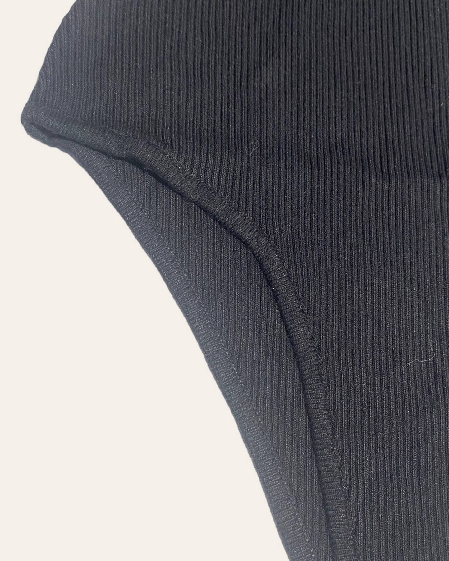 Squared Neck Bodysuit (Black)