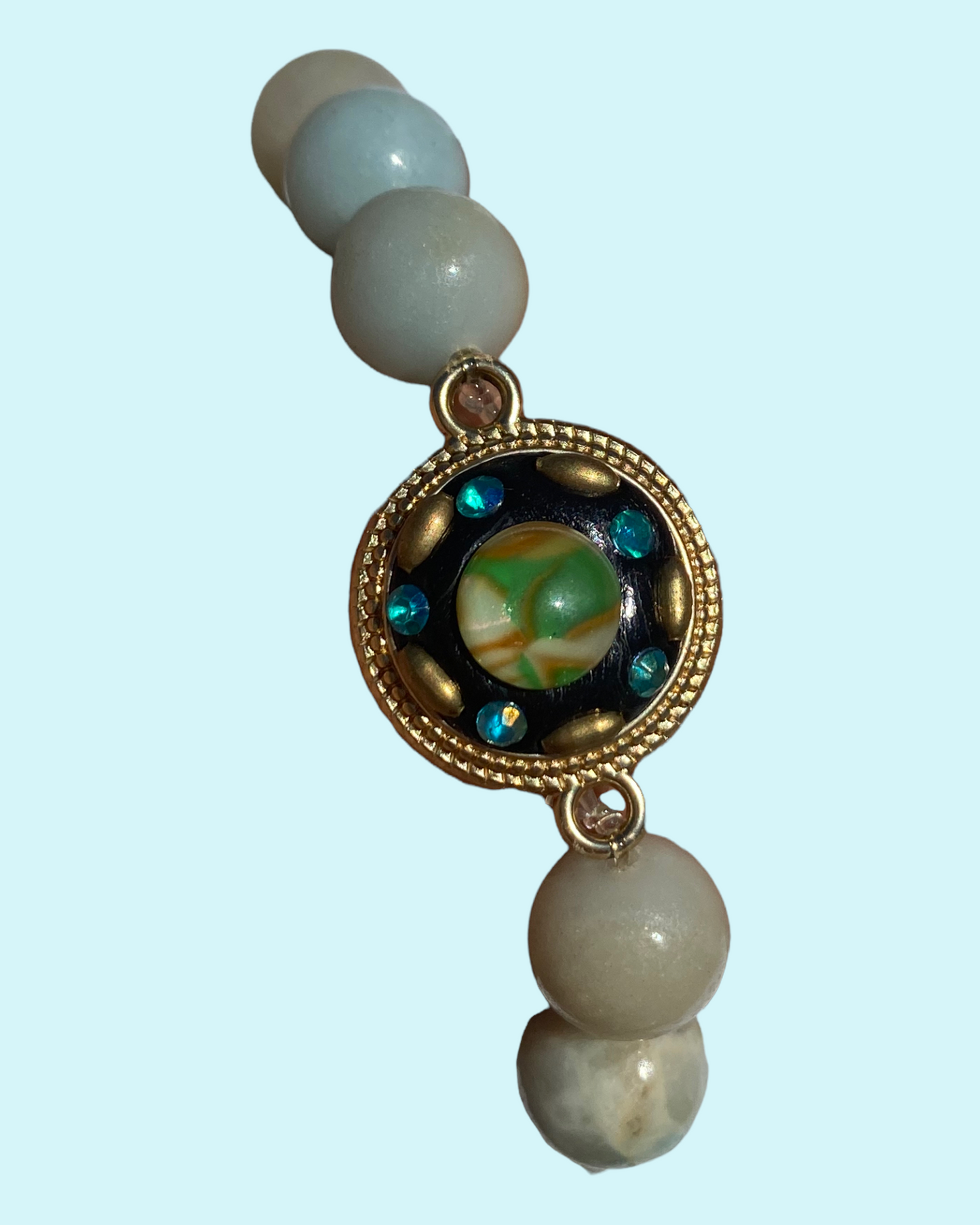 Mixed Amazonite Pendant Bracelet