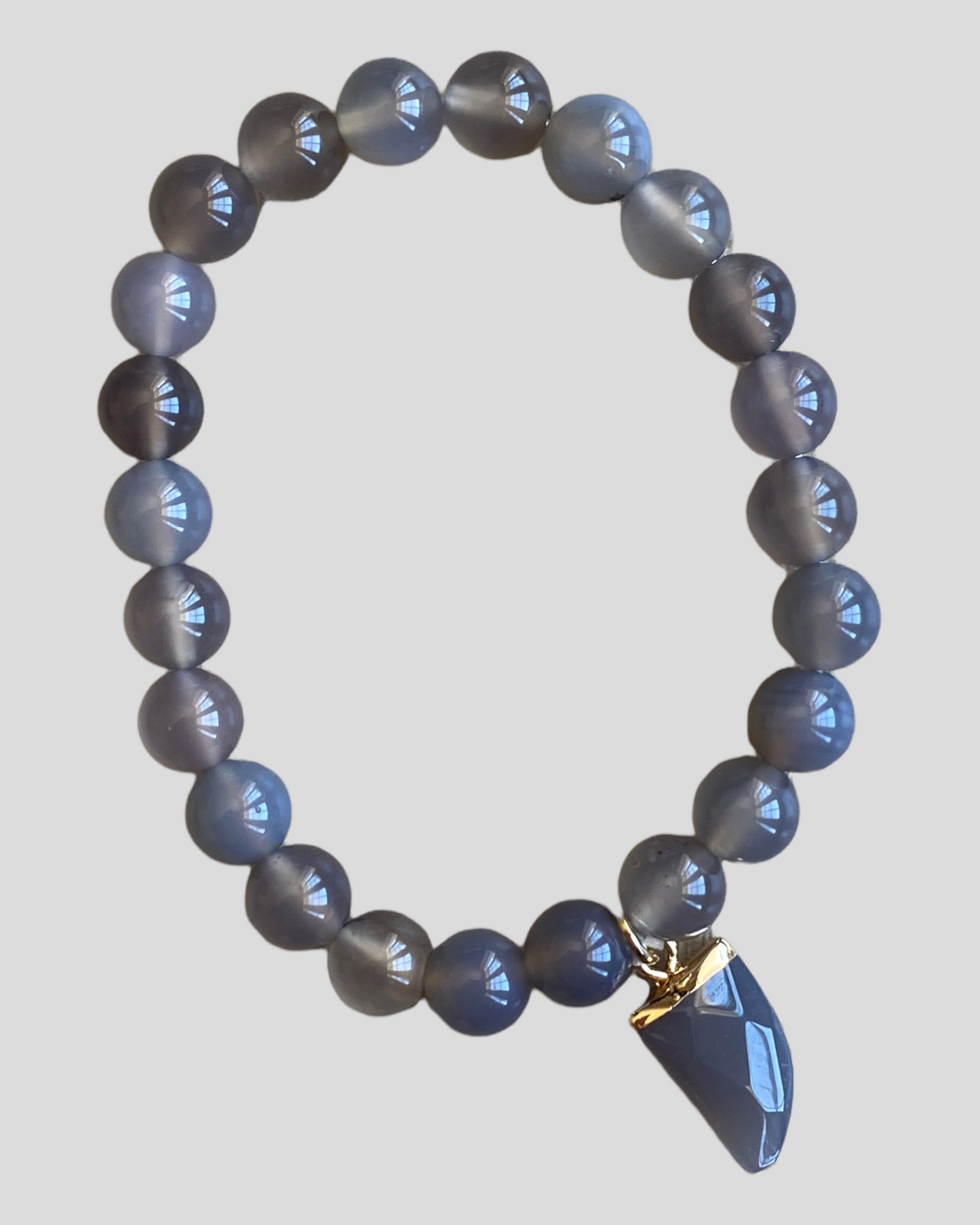 Gray Agate Bracelet