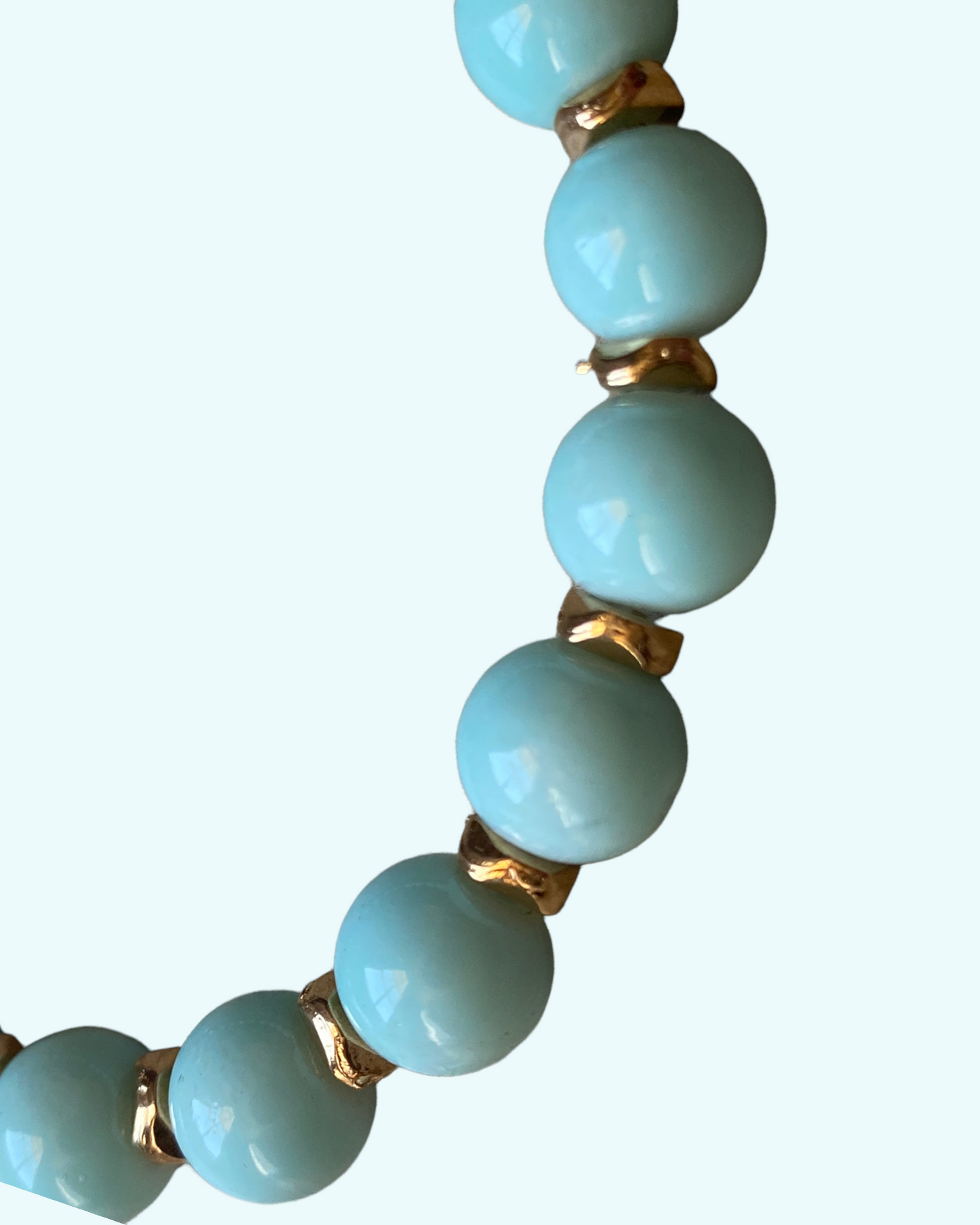 Casual Turqouise Crystal Bracelet