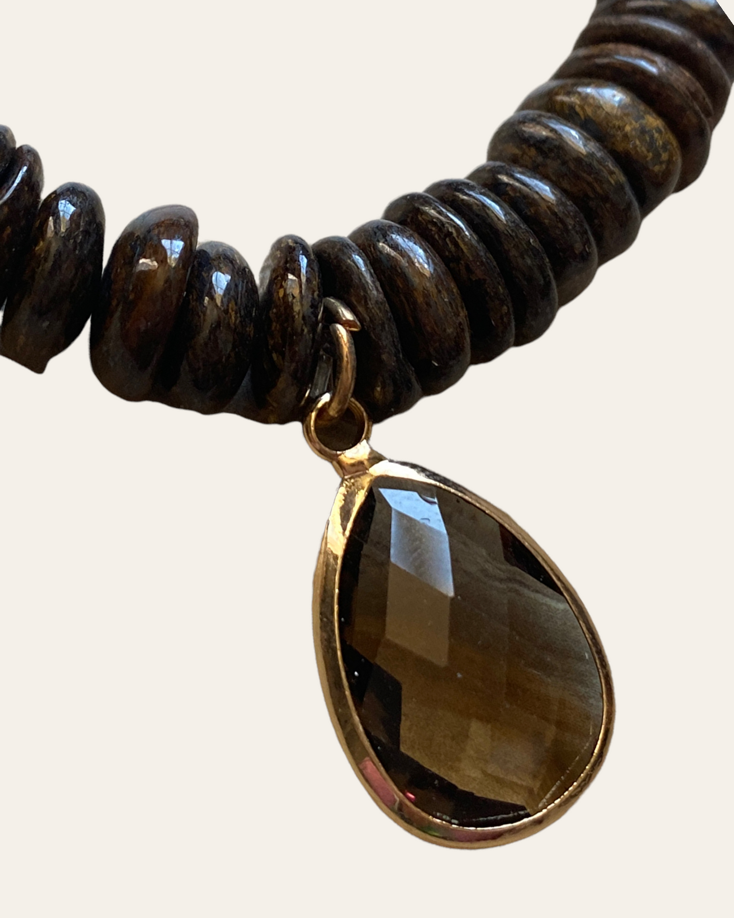 Tigers Eye Dangles Crystal Bracelet