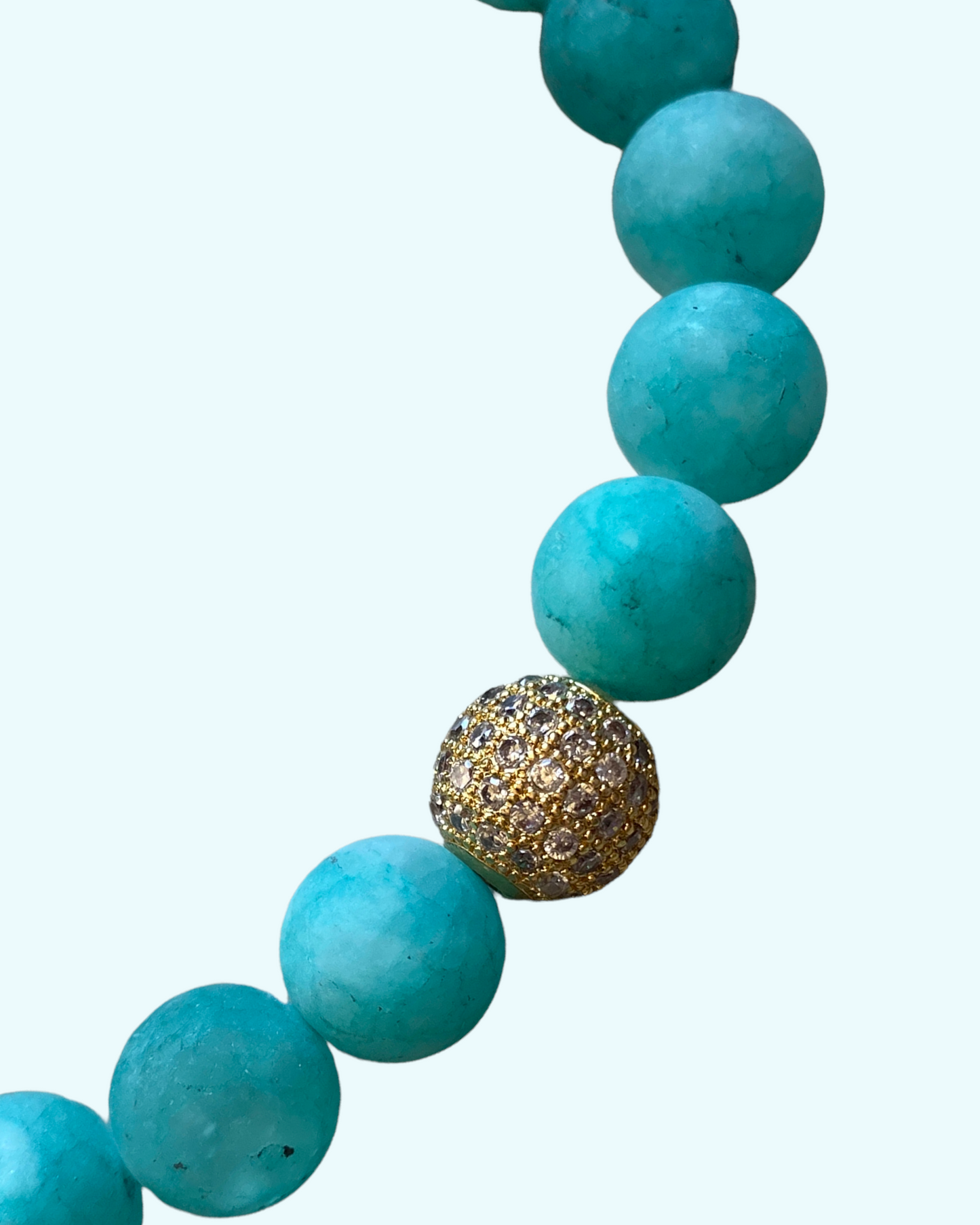 Circle Turquoise Crystal Bracelet