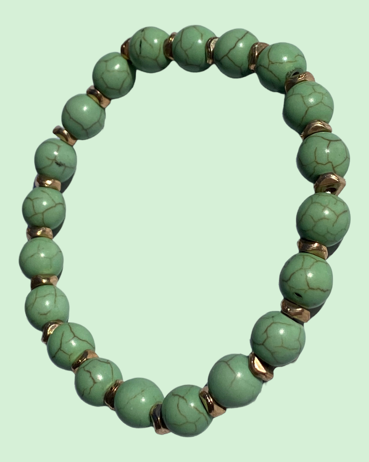 Malachite Casual Crystal Bracelet