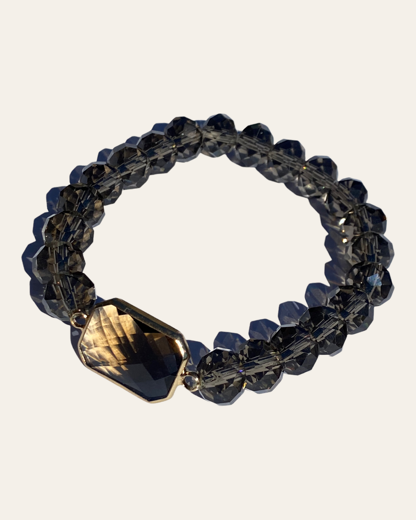 Clear Tigers Eye Crystal Bracelet (NEW)