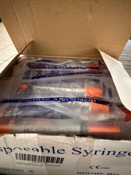 Disposable Syringe 1ML (100Pc)