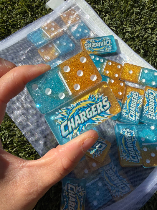 Chargers Dominos Set