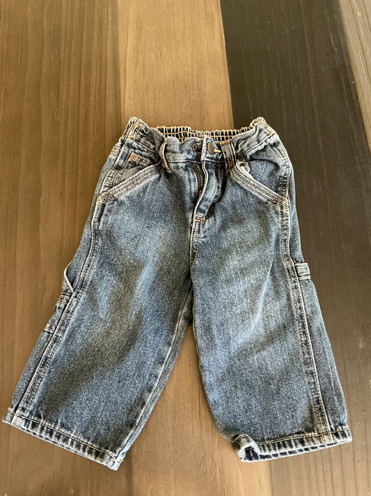 Baby Clothes - Cherokee Denim Pants 12m (Used)