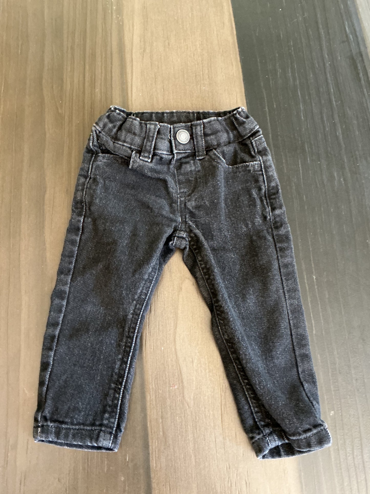 Baby Clothes - Black Pants 12months (Used)