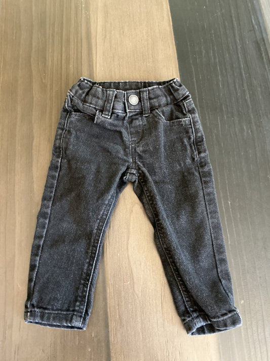 Baby Clothes - Black Pants 12months (Used)