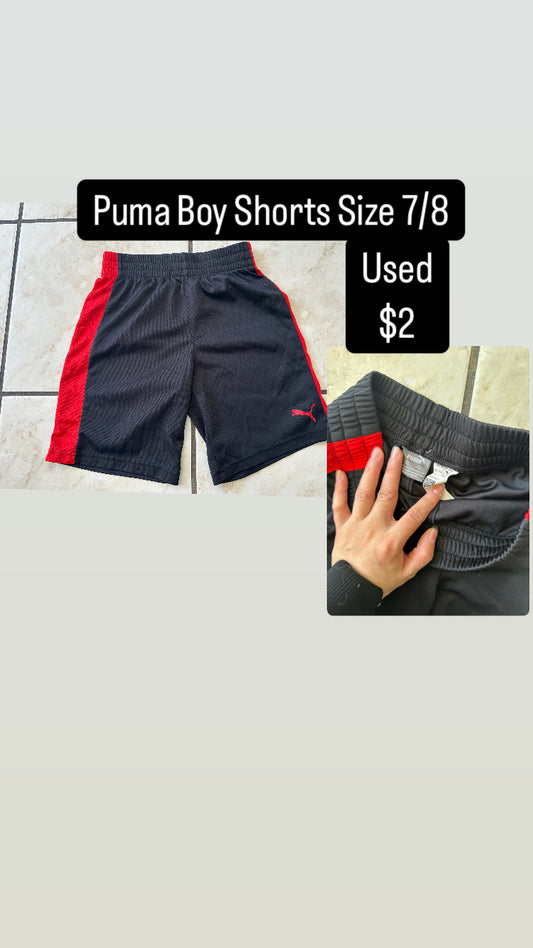 Puma Boy Shorts Size 7/8