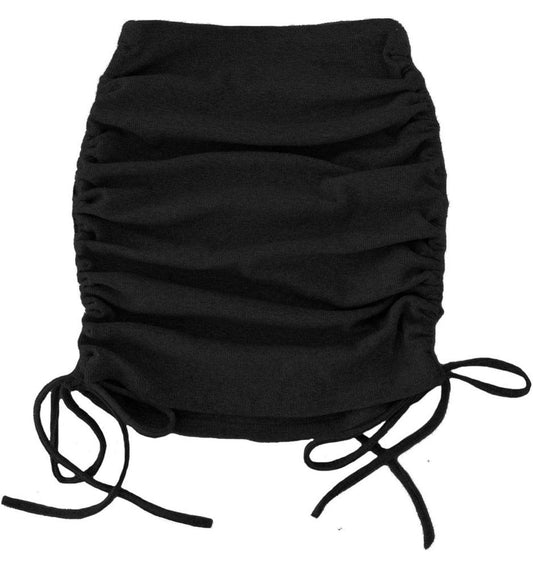 Casual Mini Skirt (Black)