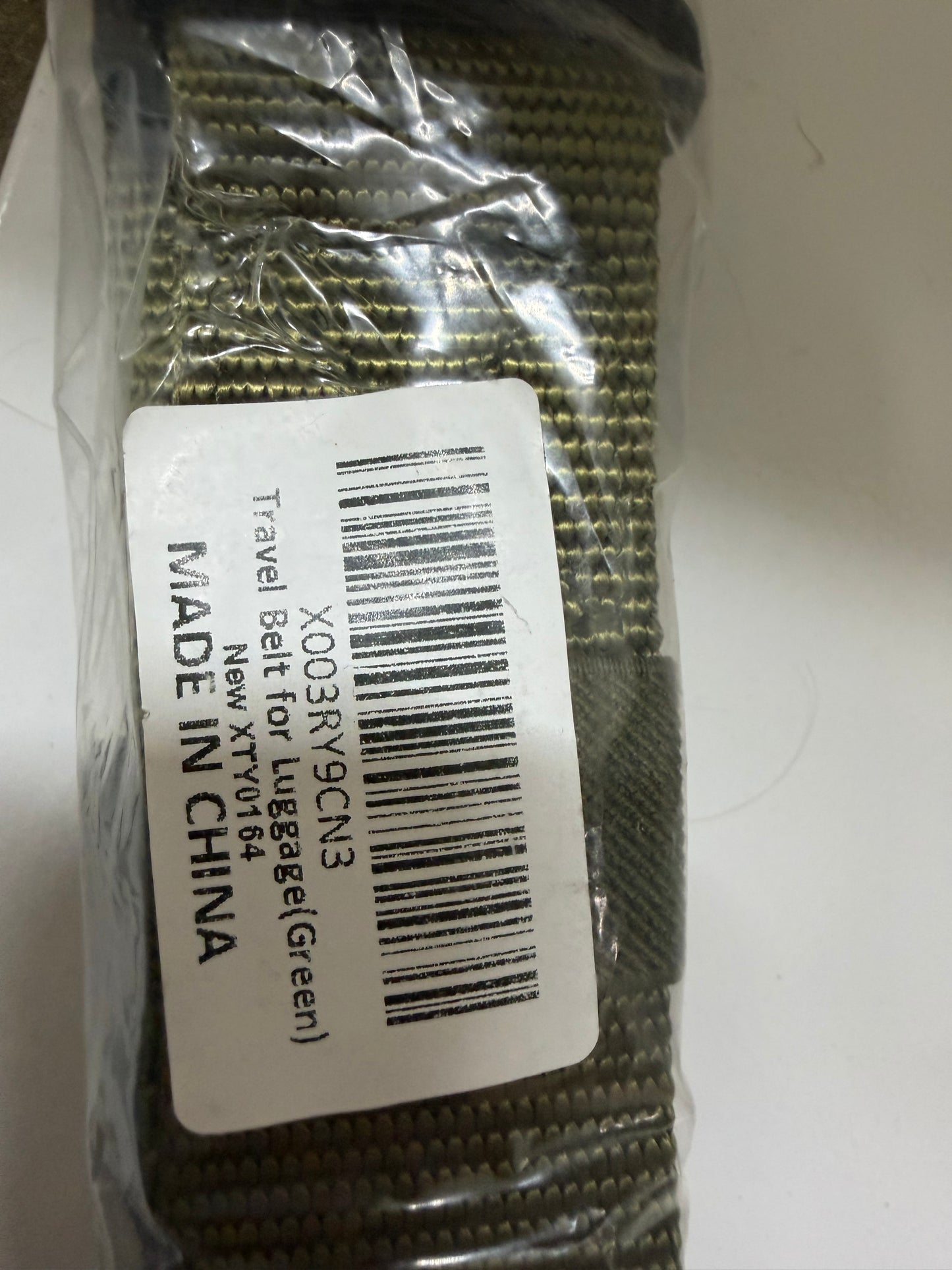 Green Luggage Belt (Med/Large Luggage) (NEW)