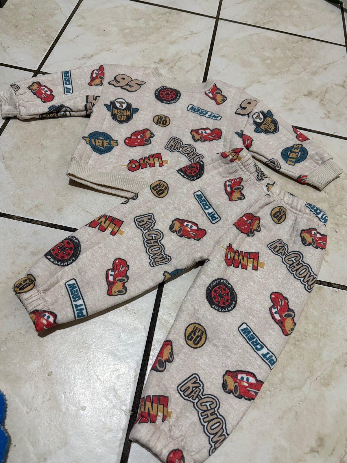 Baby Clothes - Cars Set - 18 Months (Used)