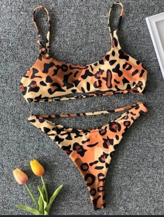 Leopard Pirnt Bikini Set