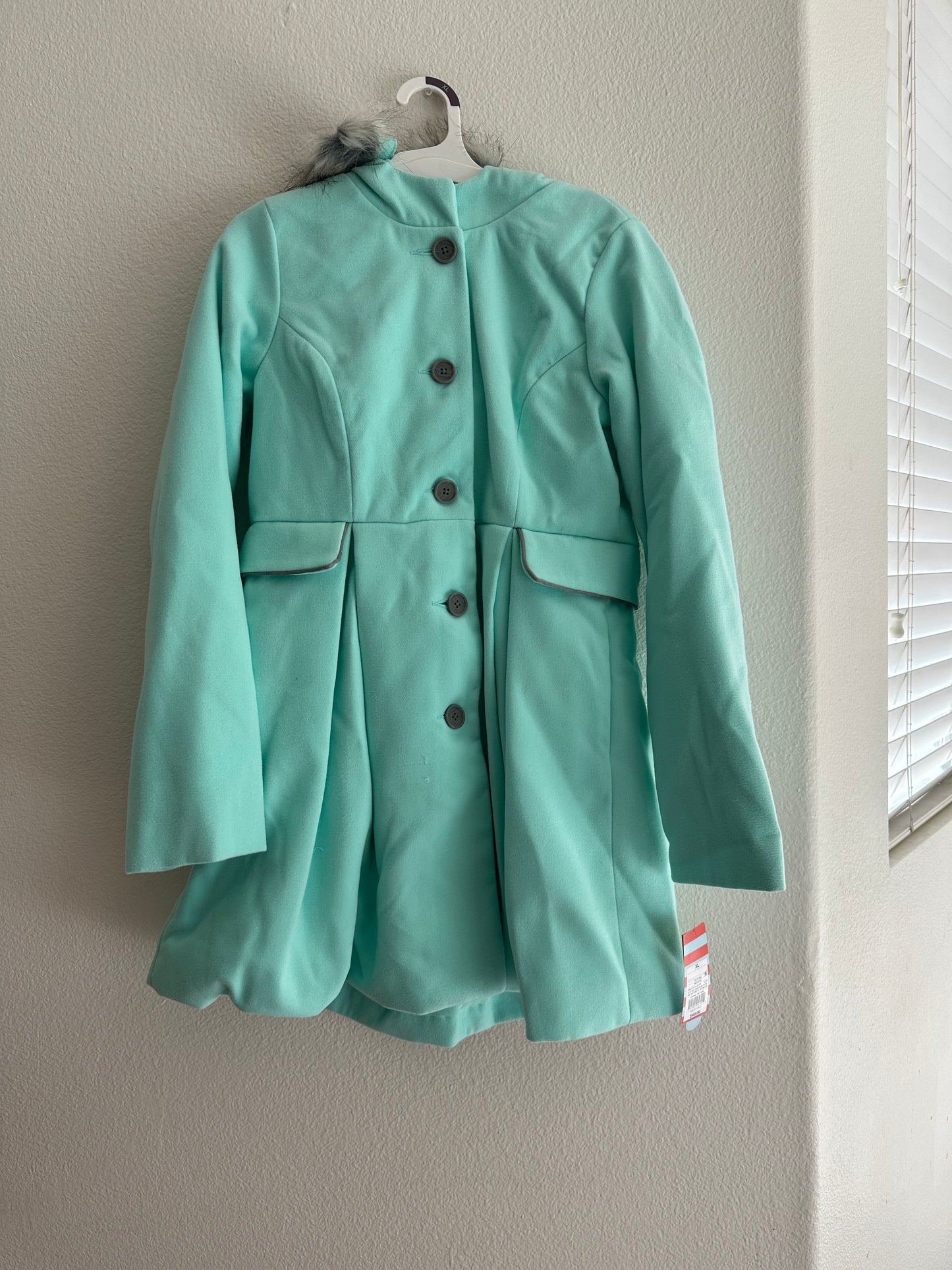 Girls Cat & Jack Teal Jacket (XL)