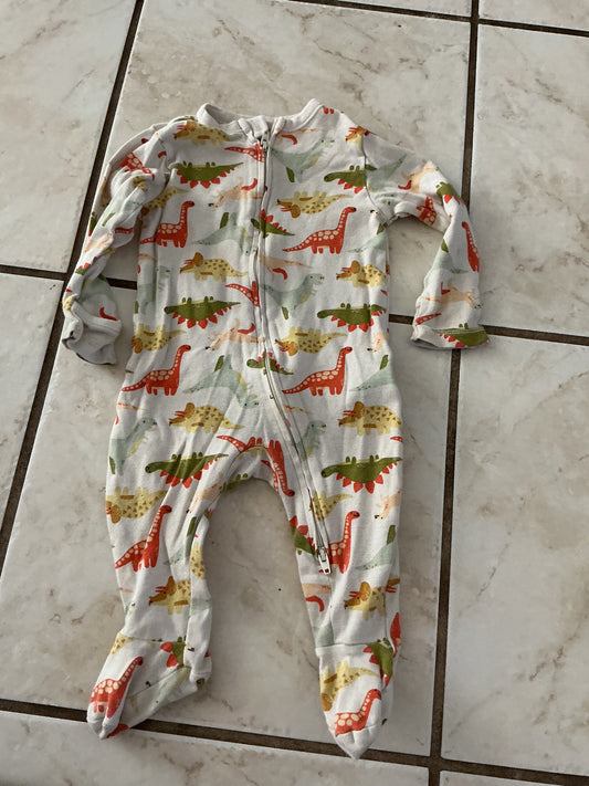 Baby Clothes - Colorful Dino PJ's 6-9 Months (Used)