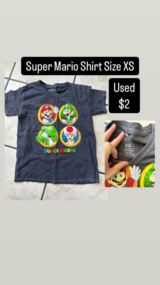 Super Mario Shirt Size XS