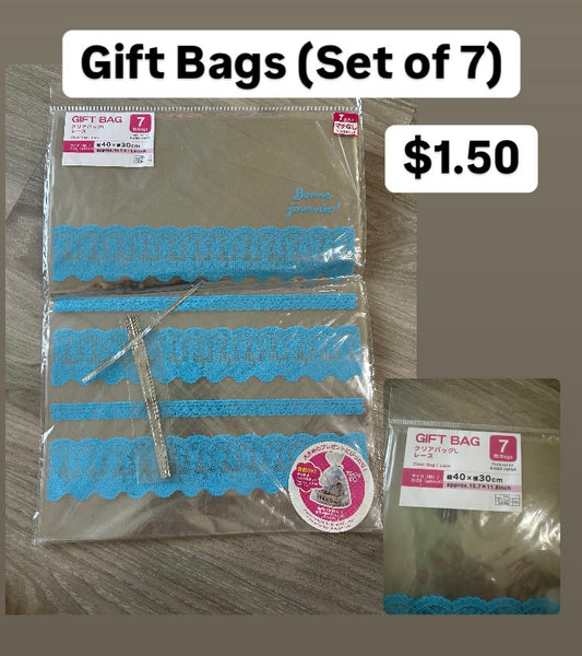 Gift Bags (Set of 7)