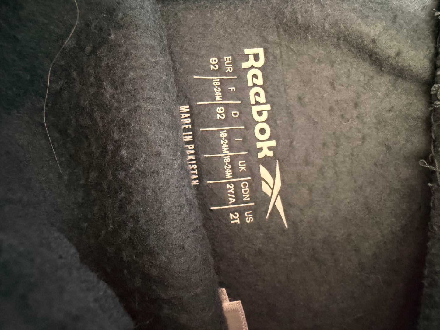 Boy Pants - Reebok Pants 2T (Used)