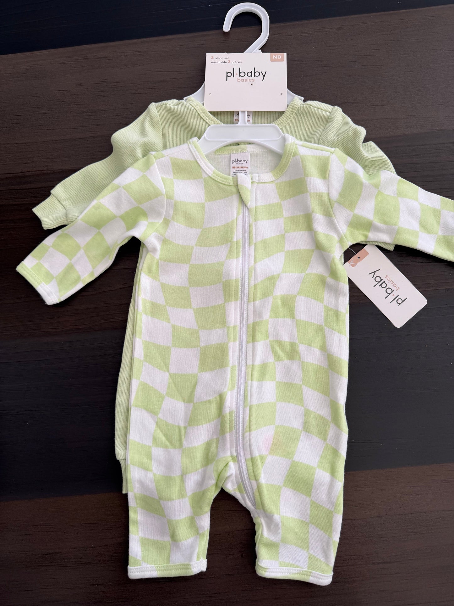 Baby Clothes - Green Set 2pk Newborn (NEW)