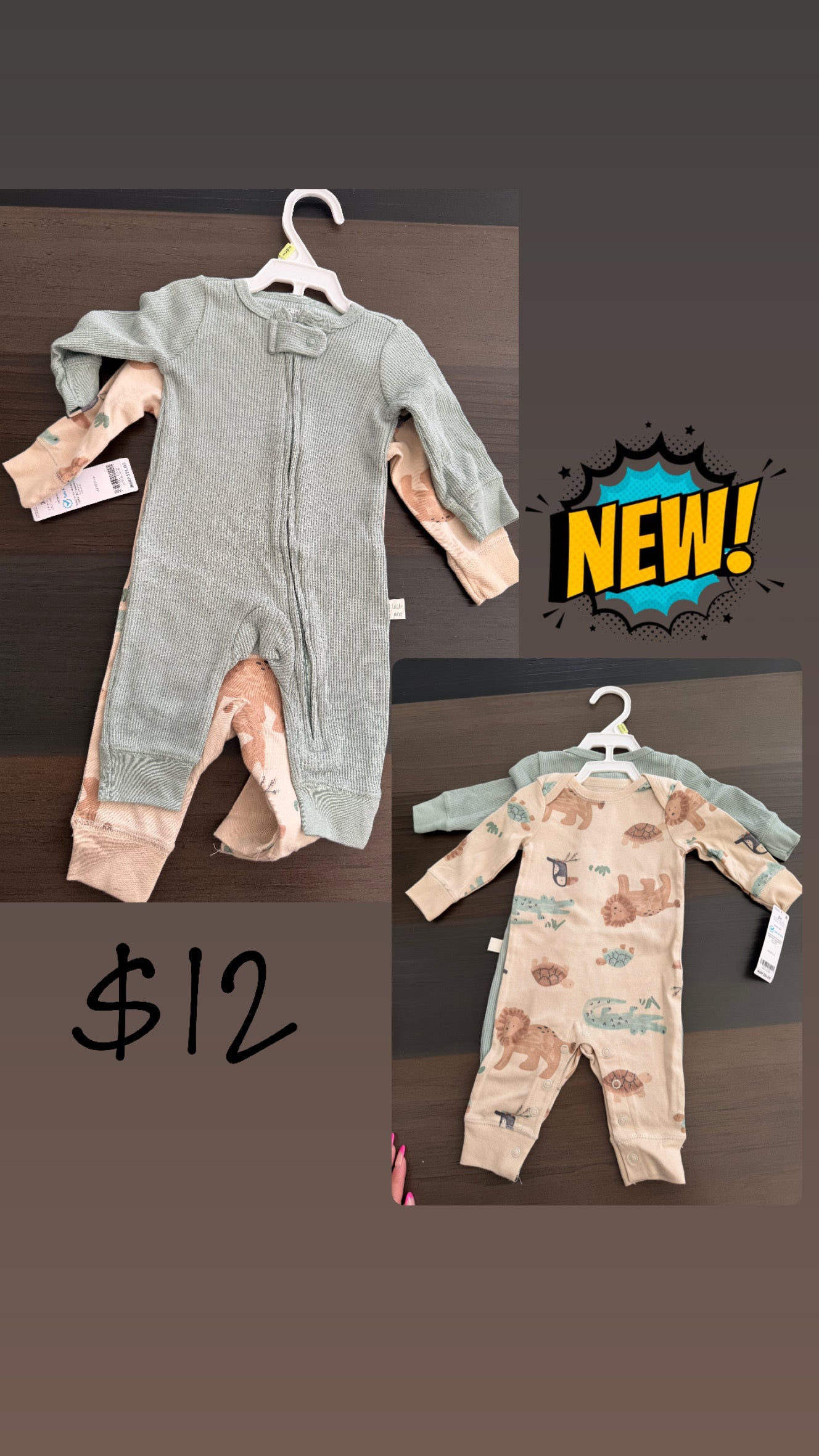 Baby Clothes 3 Months - Onesies Set of 2 (NEW)
