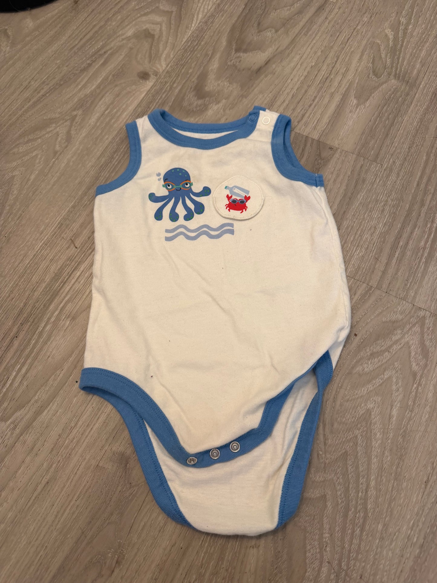 Baby Clothes - Octopus Onesie Garanimals Size 18 (Used)