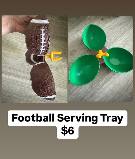 Football Serving Tray