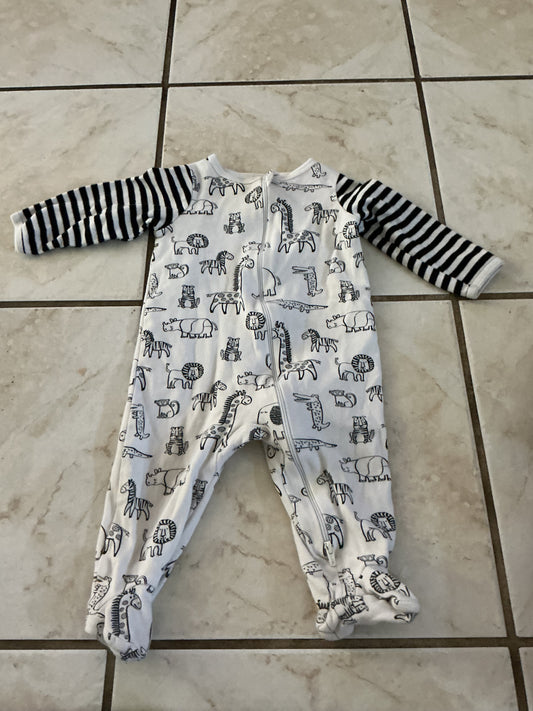 Baby Clothes - Animal Pj's 6-9 Months (Used)