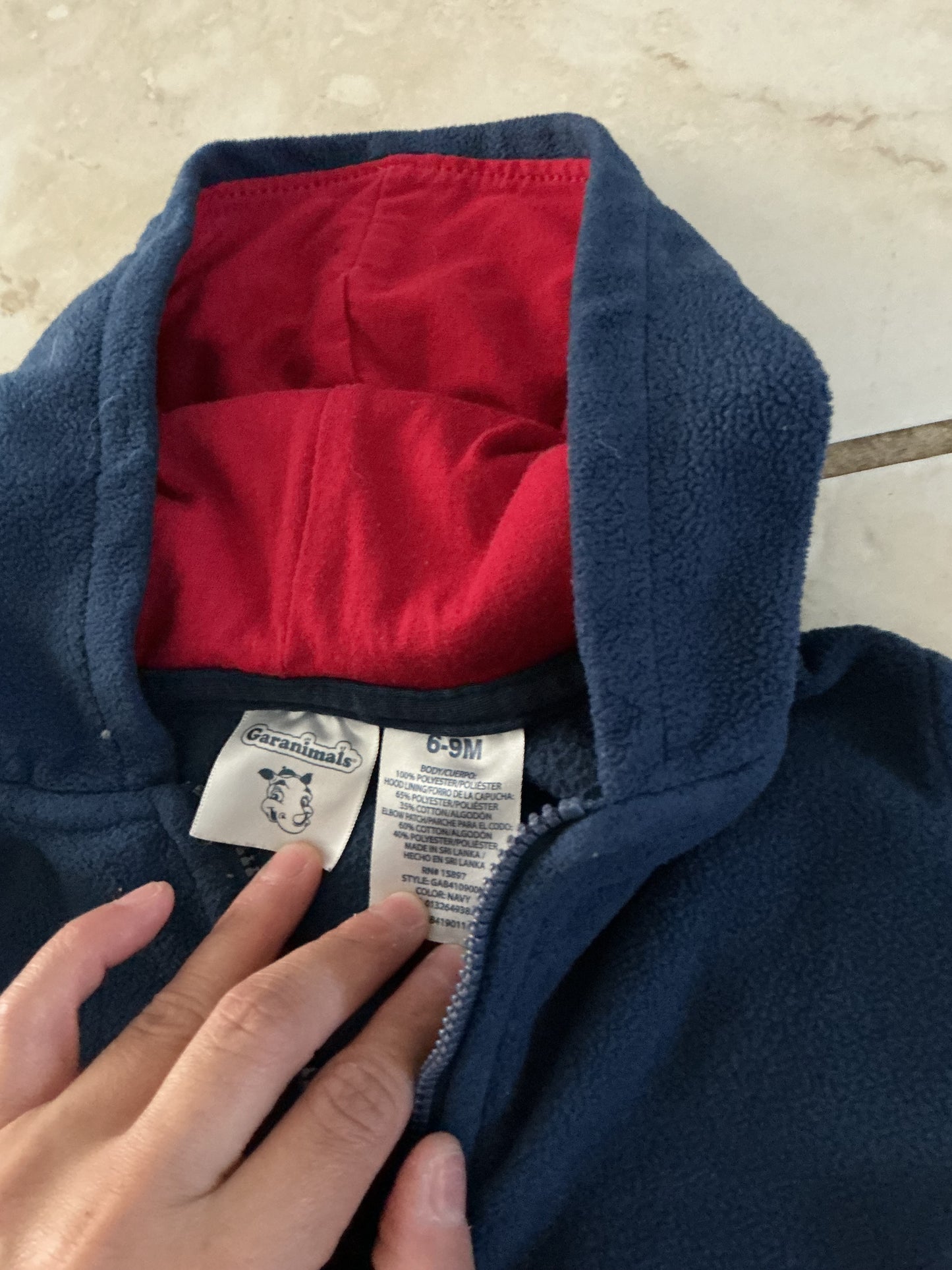 Baby Clothes - Blue Sweater 6-9 Months (Used)