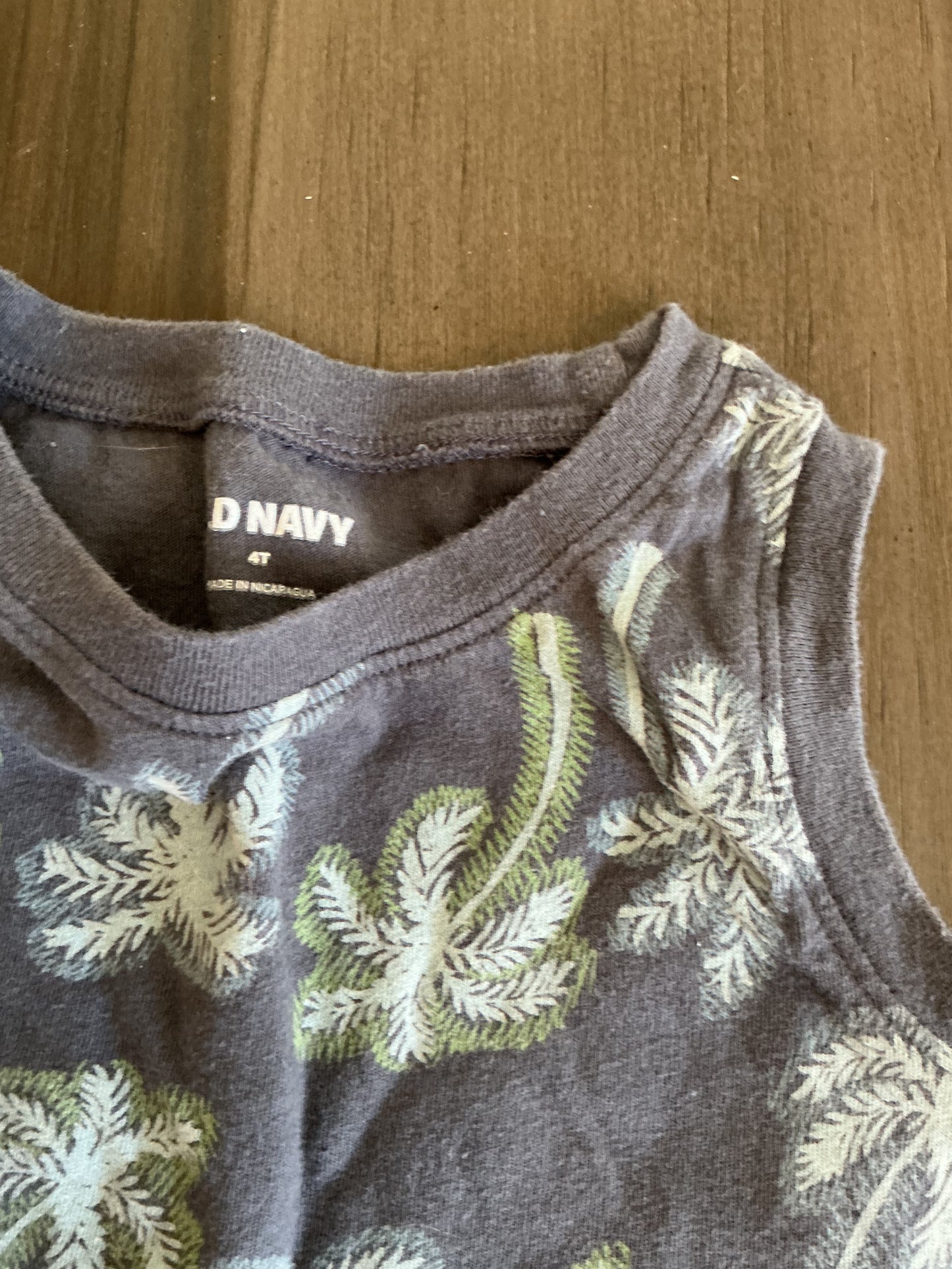 Kids Top - Palm Tree Top 4T (Used)