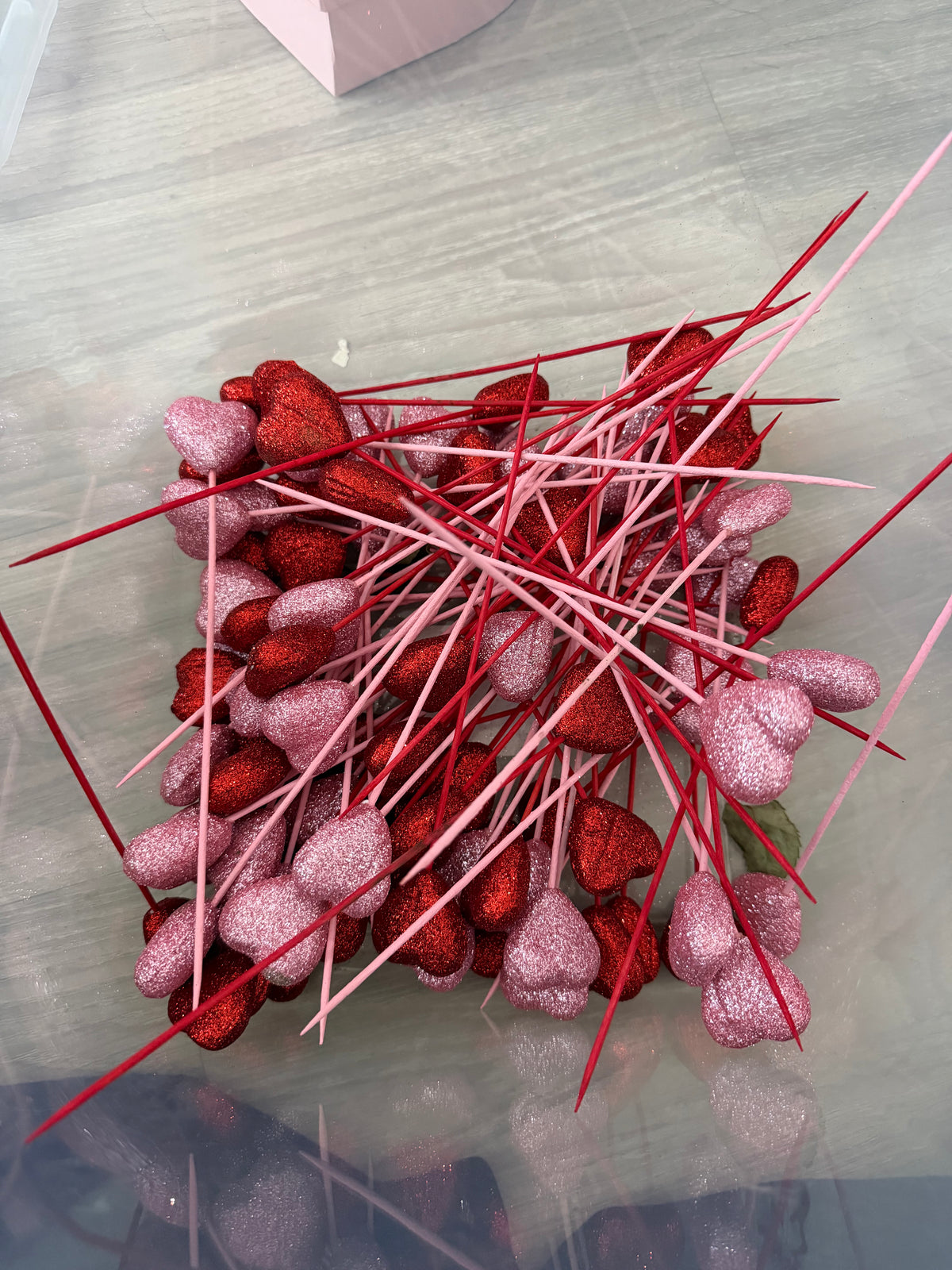 Heart Decorations Lot (90 Total)