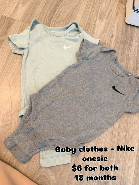 Baby Clothes - Nike Onsies 18 Months 2/$6 (Used)