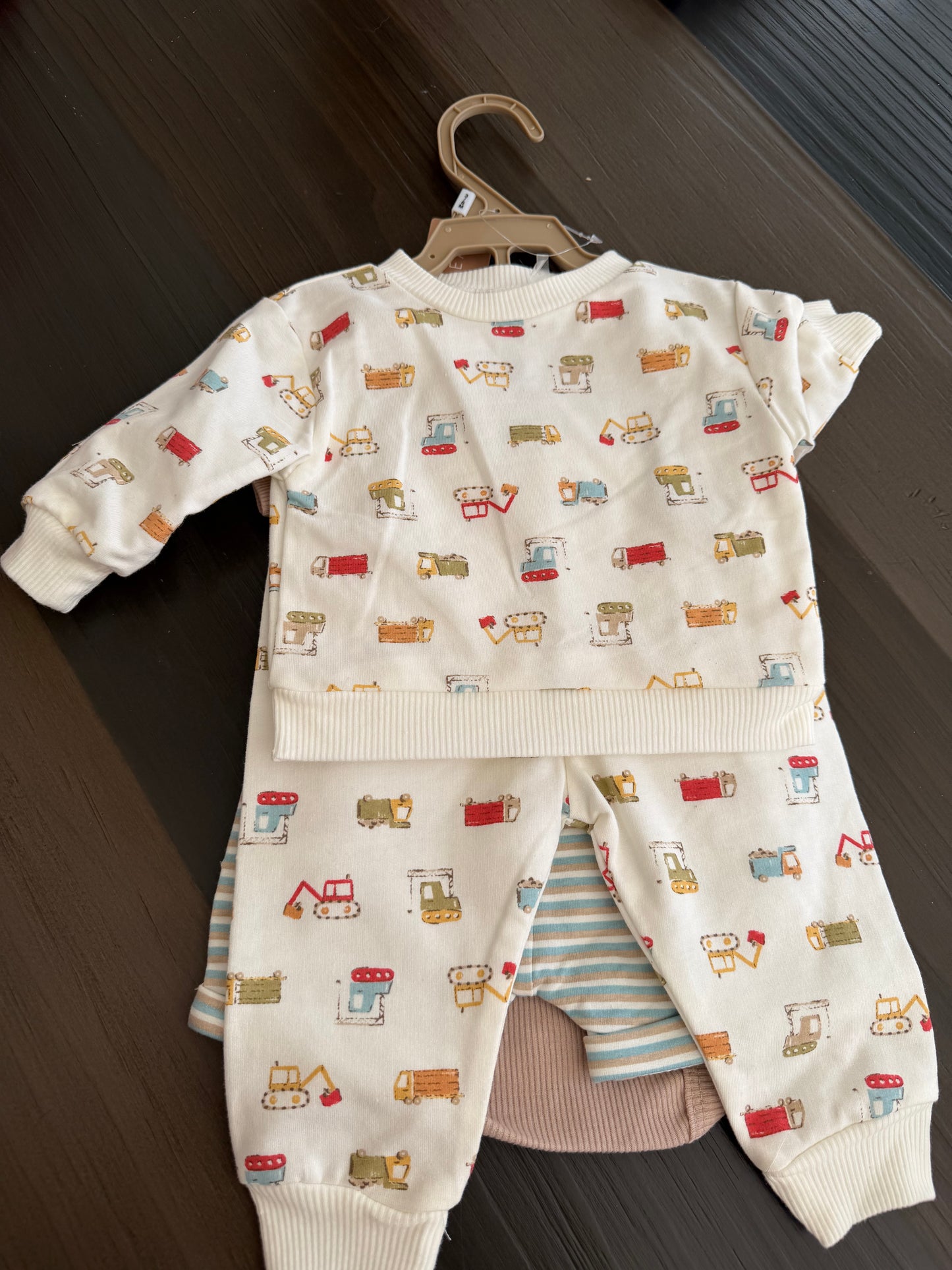Baby Clothes - Truck Set 4pk 3-6Months (NEW)