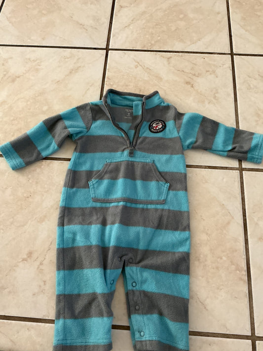 Baby Clothes - Stripped Onsie 9 Months (Used)