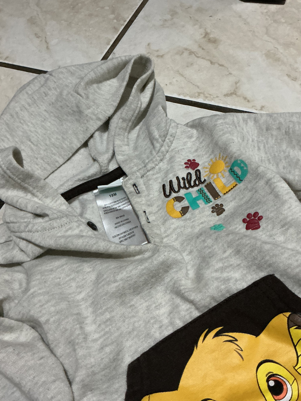 Wild Child Simba Sweater - 18 Months (Used)