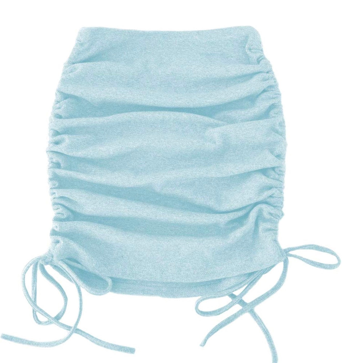 Casual Mini Skirt (Blue)